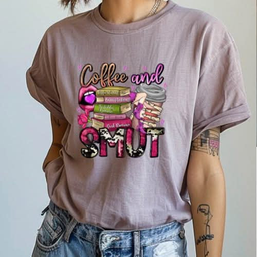 Coffee & Smut T-Shirt – The Ultimate Book Lover's Tee